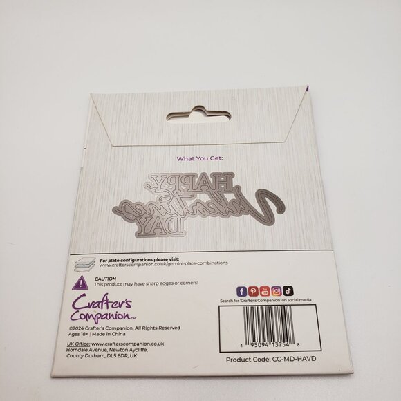 Crafters Campanion Valentines Day Die Set - Picture 2 of 2